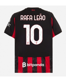 Billige Fotballdrakt AC Milan Rafael Leao #10 Replika Hjemmedrakt 2025-26 Kortermet Billige Fotballdrakt AC Milan Rafael Leao #10 Replika Hjemmedrakt 2025-26 Kortermet